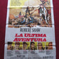CUSTER OF THE WEST FOLDED ARGENTINA ONE SHEET POSTER ROBERT SHAW MARY URE 1967