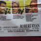 CUSTER OF THE WEST FOLDED ARGENTINA ONE SHEET POSTER ROBERT SHAW MARY URE 1967