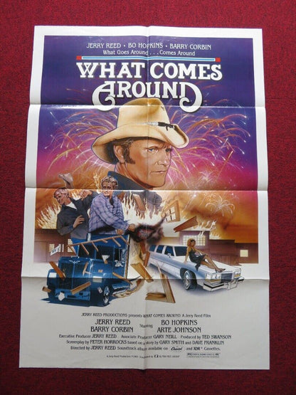 WHAT COMES AROUND FOLDED US ONE SHEET POSTER JERRY REED BO HOPKINS 1985