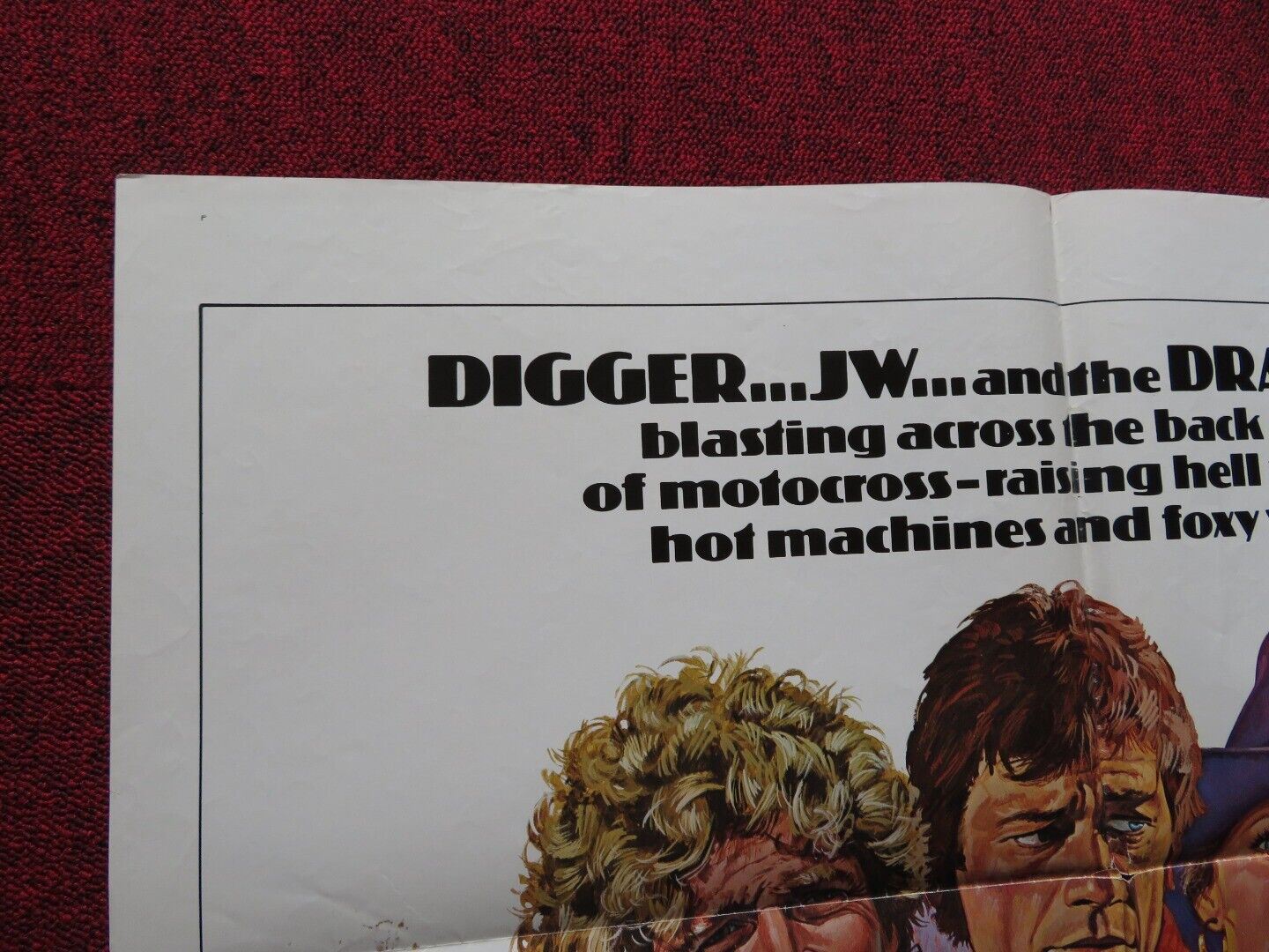 SIDEWINDER 1 FOLDED US ONE SHEET POSTER MARJOR GORTNER MICHAEL PARKS 1977