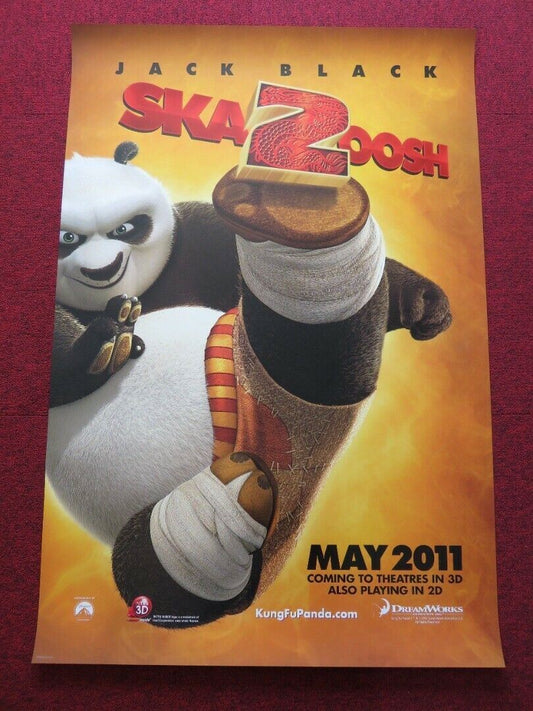 KUNG FU PANDA 2 US ONE SHEET ROLLED POSTER JACK BLACK 2011