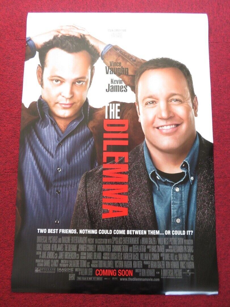 THE DILEMMA US ONE SHEET ROLLED POSTER KEVIN JAMES VINCE VAUGHN 2011