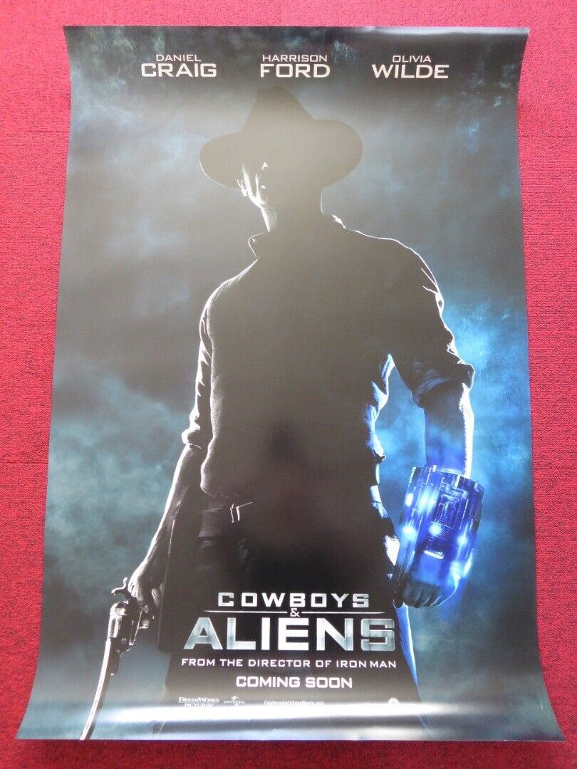 COWBOYS & ALIENS US ONE SHEET ROLLED POSTER OLIVIA WILDE HARRISON FORD 2011