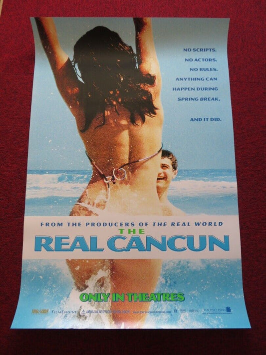 THE REAL CANCUN US ONE SHEET ROLLED POSTER BENJAMIN FLETCHER 2003