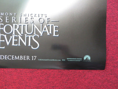 LEMONY SNICKET'S A SERIES OF UNFORTUNATE EVENTS US ONE SHEET ROLLED POSTER 2004