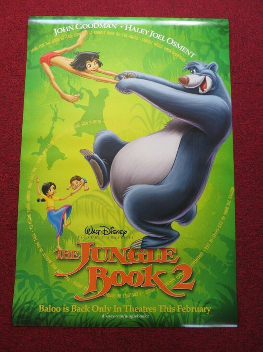 JUNGLE BOOK 2 US ONE SHEET ROLLED POSTER DISNEY JOHN GOODMAN 2003