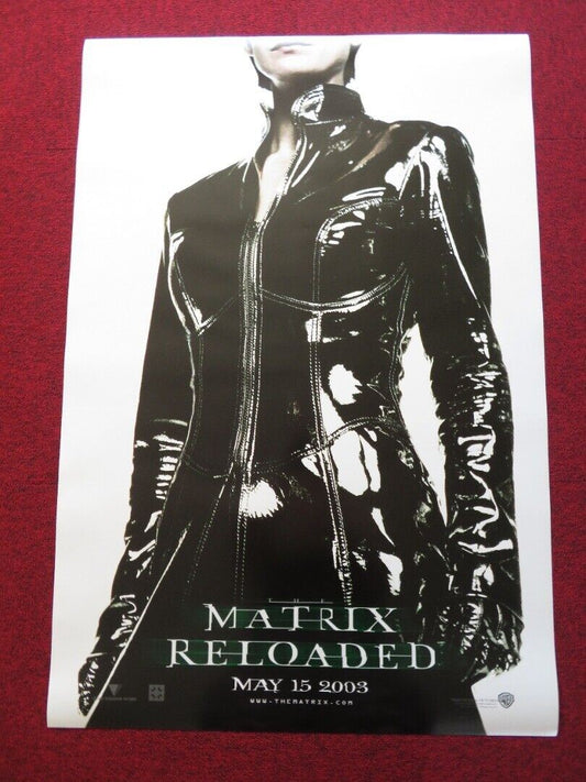 MATRIX RELOADED US ONE SHEET ROLLED POSTER CARRIE-ANNE MOSS KEANU REEVES 2003