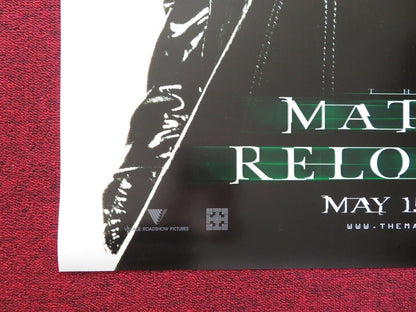 MATRIX RELOADED US ONE SHEET ROLLED POSTER CARRIE-ANNE MOSS KEANU REEVES 2003