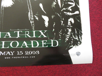 MATRIX RELOADED US ONE SHEET ROLLED POSTER CARRIE-ANNE MOSS KEANU REEVES 2003