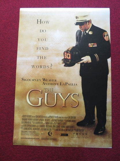 THE GUYS US ONE SHEET ROLLED POSTER SIGOURNEY WEAVER ANTHONY LAPAGLIA 2002