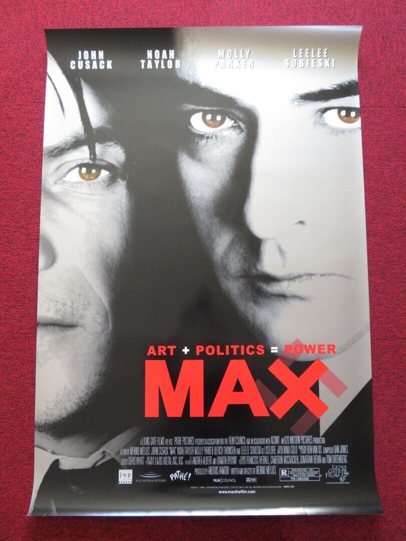 MAX US ONE SHEET ROLLED POSTER JOHN CUSACK NOAH TAYLOR 2002