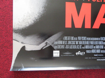 MAX US ONE SHEET ROLLED POSTER JOHN CUSACK NOAH TAYLOR 2002