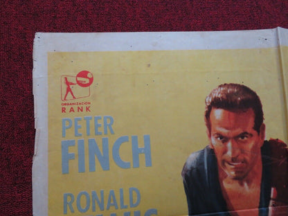 ROBBERY UNDER ARMS FOLDED ARGENTINA ONE SHEET POSTER PETER FINCH RONALD LEWIS