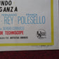 NAVAJO JOE FOLDED ARGENTINA ONE SHEET POSTER BURT REYNOLDS ALDO SANBELL 1966