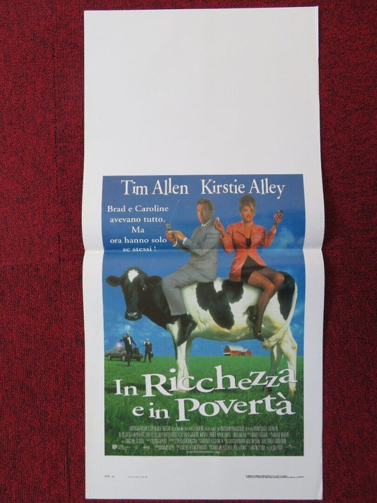 FOR RICHER OR POORER  ITALIAN LOCANDINA (27.5"x13") POSTER TIM ALLEN 1998