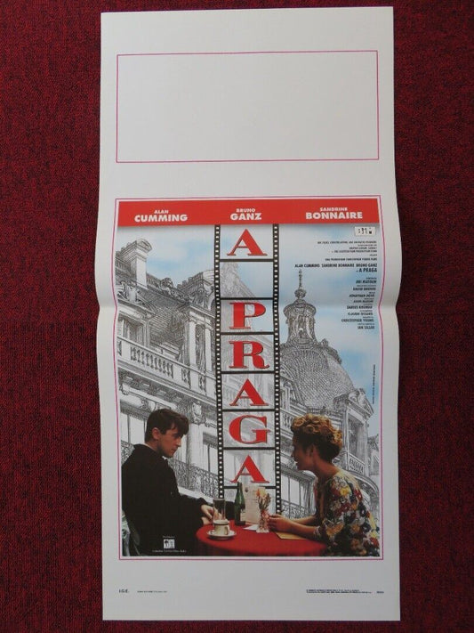 PRAGUE ITALIAN LOCANDINA (27.5"x13") POSTER ALAN CUMMING 1992