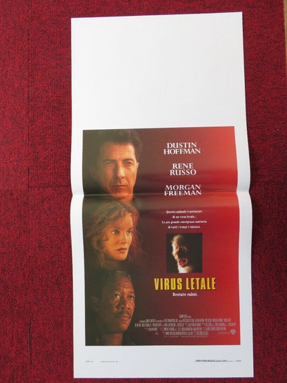 OUTBREAK  ITALIAN LOCANDINA (27.5"x13") POSTER MORGAN FREEMAN DUSTIN HOFFMAN '95