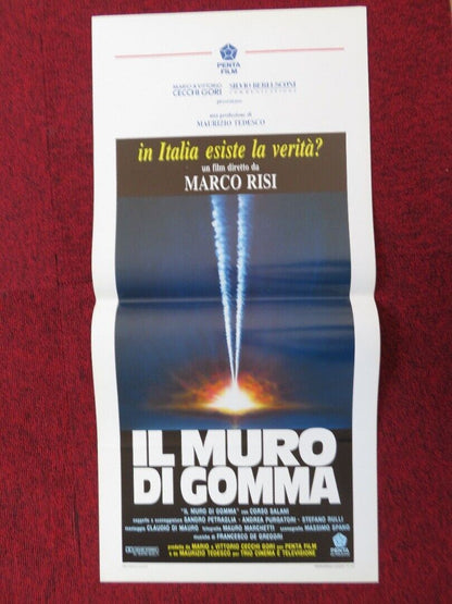 IL MURO DI GOMMA ITALIAN LOCANDINA (27.5"x13") POSTER CORSO SALANI 1991