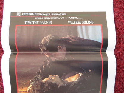 THE KING'S WHORE ITALIAN LOCANDINA (27.5"x13") POSTER TIMOTHY DALTON 1991