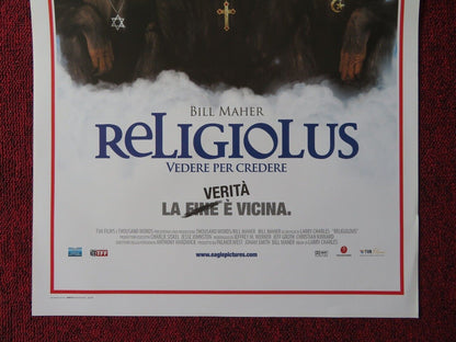 RELIGULOUS  ITALIAN LOCANDINA (27.5"x13") POSTER BILL MAHER TAL BACHMAN 2008