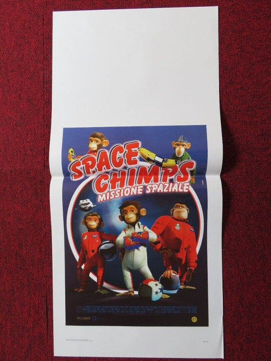 SPACE CHIMPS ITALIAN LOCANDINA (27.5"x13") POSTER ANDY SAMBERG CHERYL HINES 2008