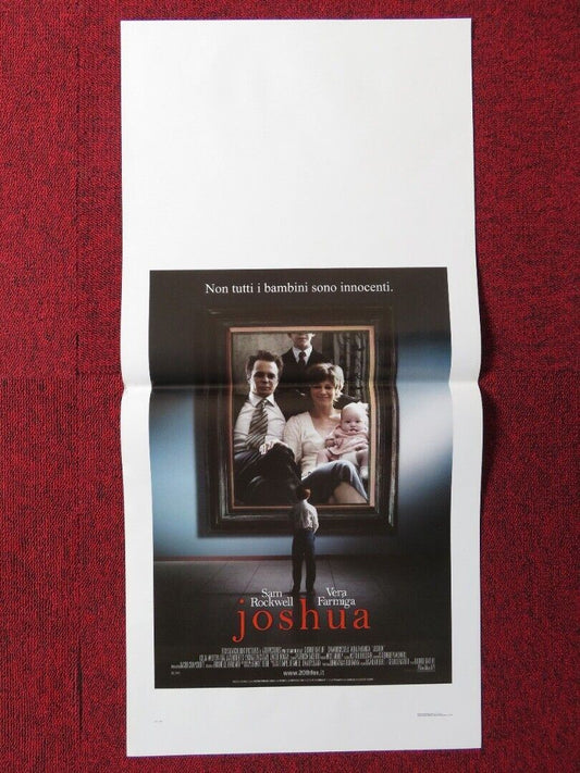 JOSHUA  ITALIAN LOCANDINA (27.5"x13") POSTER SAM ROCKWELL VERA FERMIGA 2007