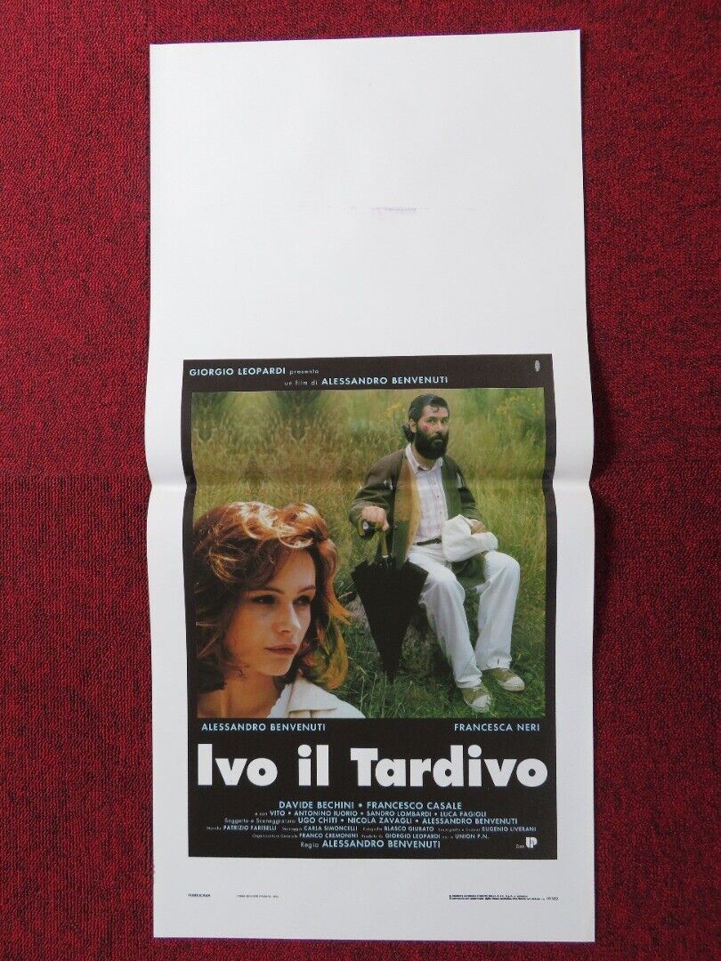 IVO IL TARDIVO  ITALIAN LOCANDINA (27.5"x13") POSTER  FRANCESCA NERI 1995