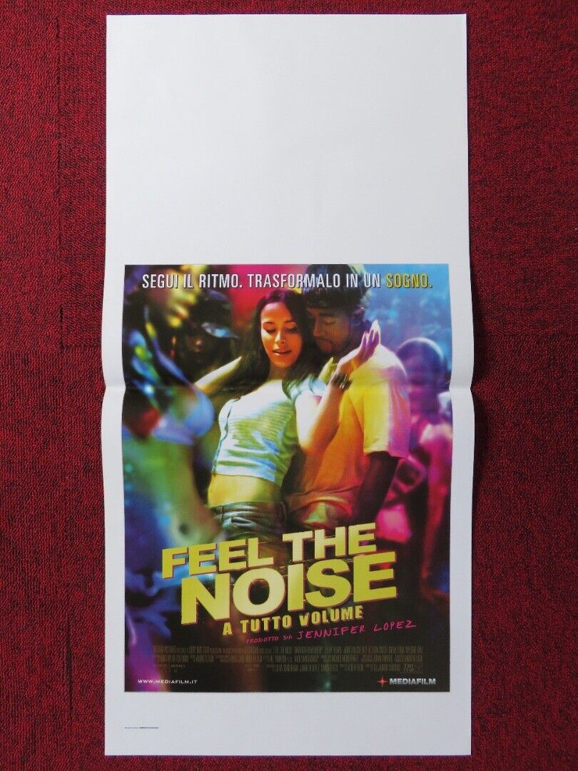 FEEL THE NOISE  ITALIAN LOCANDINA (27.5"x13") POSTER JENNIFER LOPEZ 2007