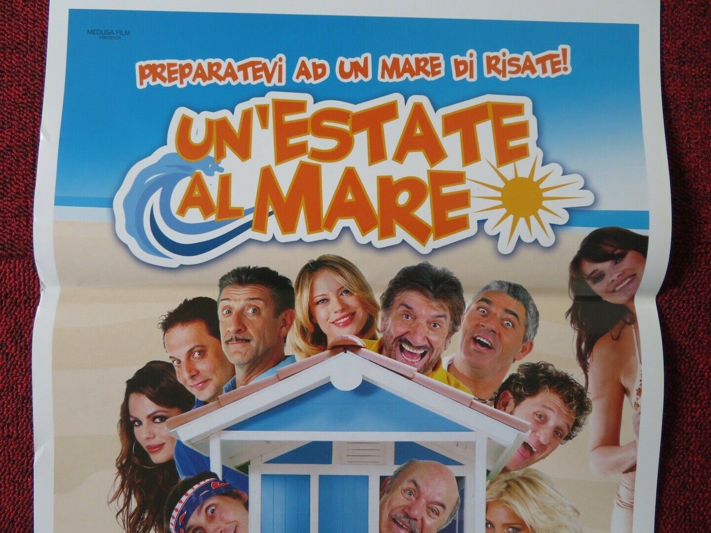 UN'ESTATE AL MARE ITALIAN LOCANDINA (27.5"x13") POSTER BANFI BRIGNANA 2008