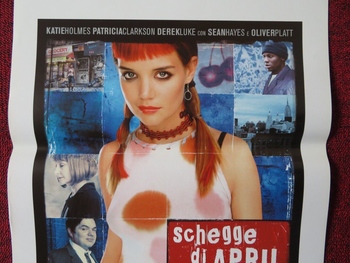 PIECES OF APRIL ITALIAN LOCANDINA (27.5"x13") POSTER KATIE HOLMES 2003