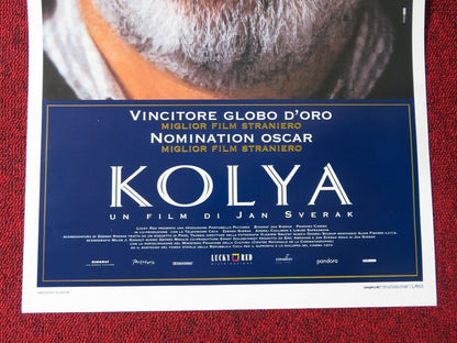 KOLYA  ITALIAN LOCANDINA (27.5"x13") POSTER DI JAN SVERAK ZDENEK SVERAK 1997