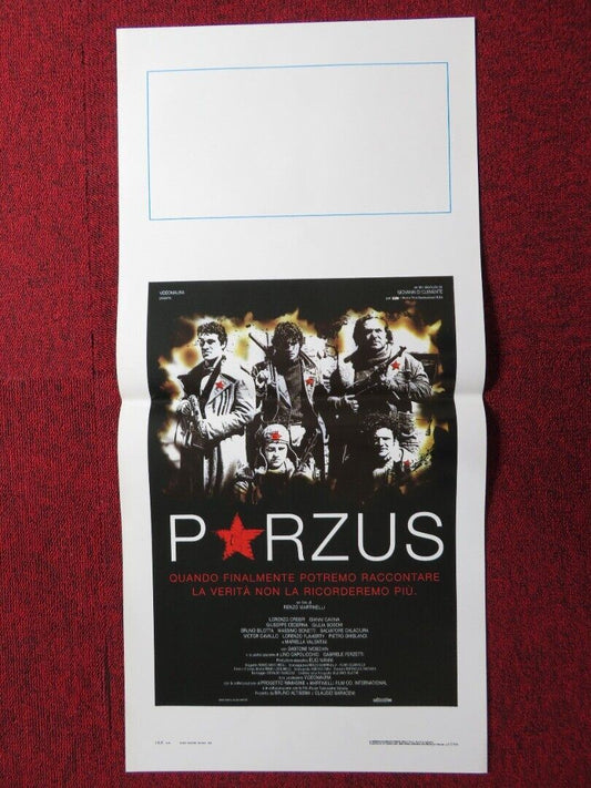 PORZUS  ITALIAN LOCANDINA (27.5"x13") POSTER LORENZO CRESPI GIANNI CAVINA '97