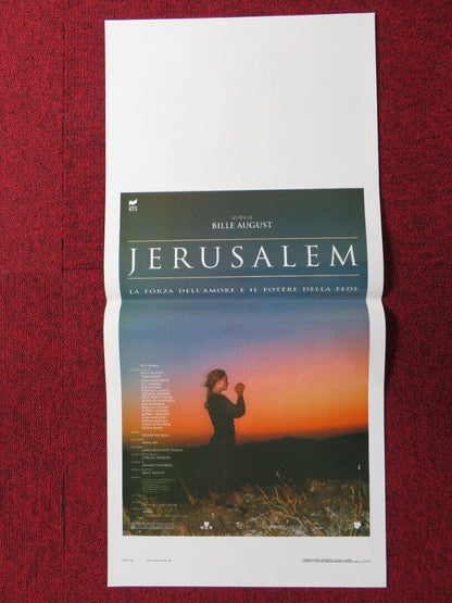 JERUSALEM ITALIAN LOCANDINA (27.5"x13") POSTER BILLE AUGUST MARIA BONNEVIE 1997