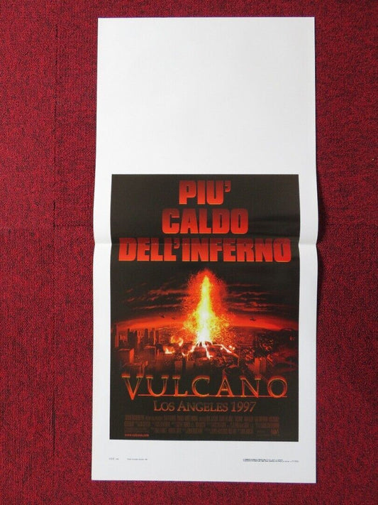 VOLCANO ITALIAN LOCANDINA (27.5"x13") POSTER TOMMY LEE JONES ANNE HECHE 1997