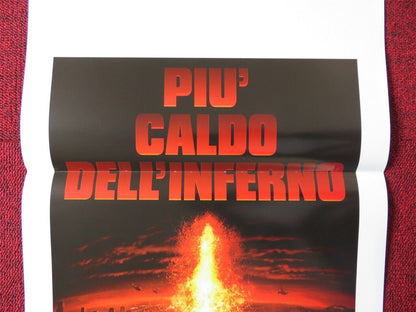 VOLCANO ITALIAN LOCANDINA (27.5"x13") POSTER TOMMY LEE JONES ANNE HECHE 1997