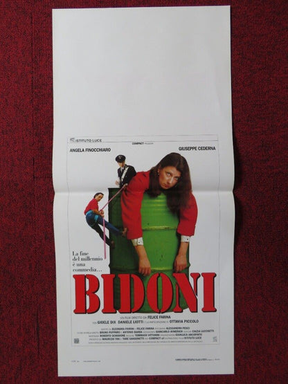 BIDONI  ITALIAN LOCANDINA (27.5"x13") POSTER ANGLA FINOCCHIARO 1995