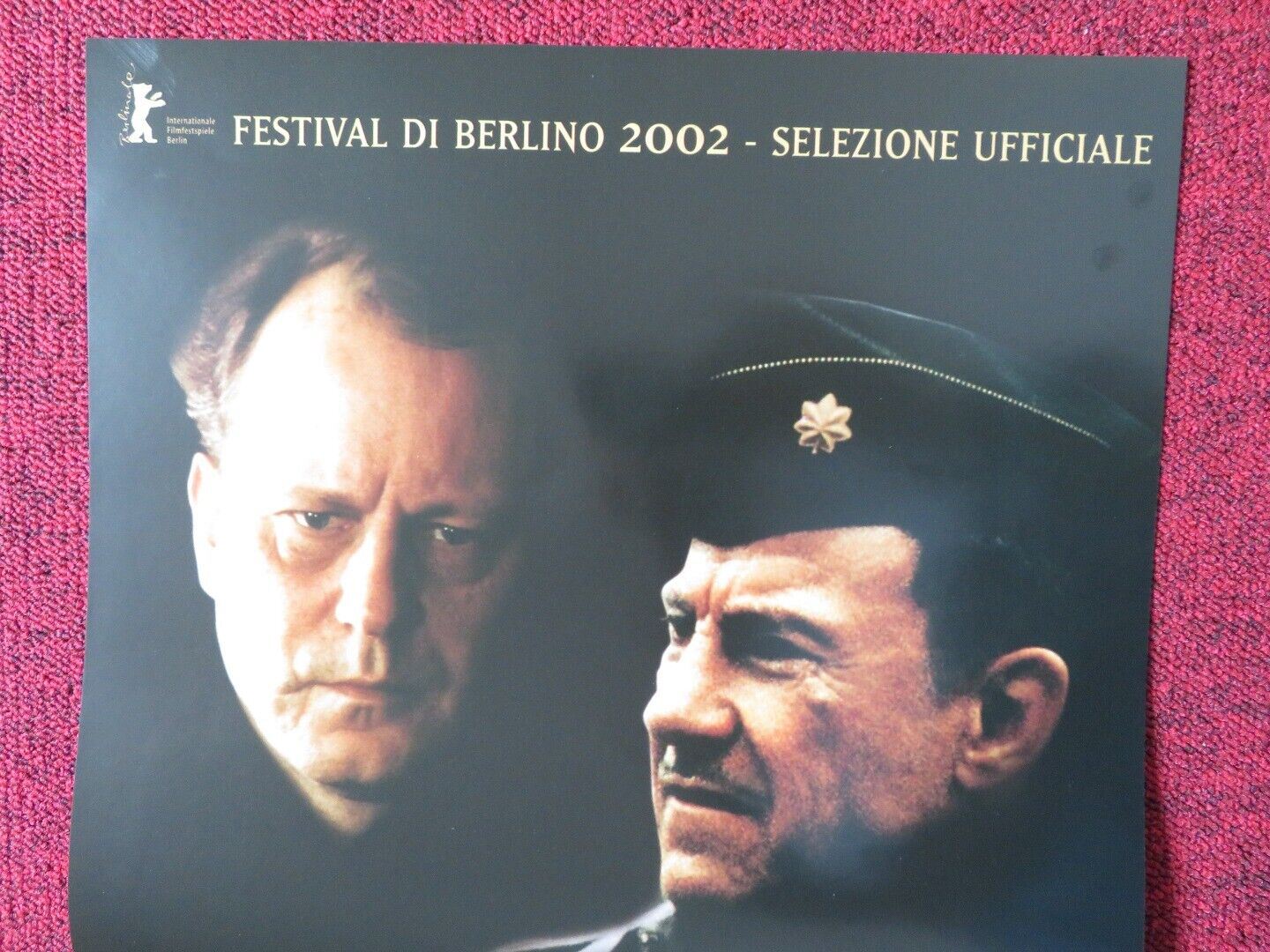 TAKING SIDES ITALIAN LOCANDINA (25"x12") POSTER HARVEY KEITEL 2001