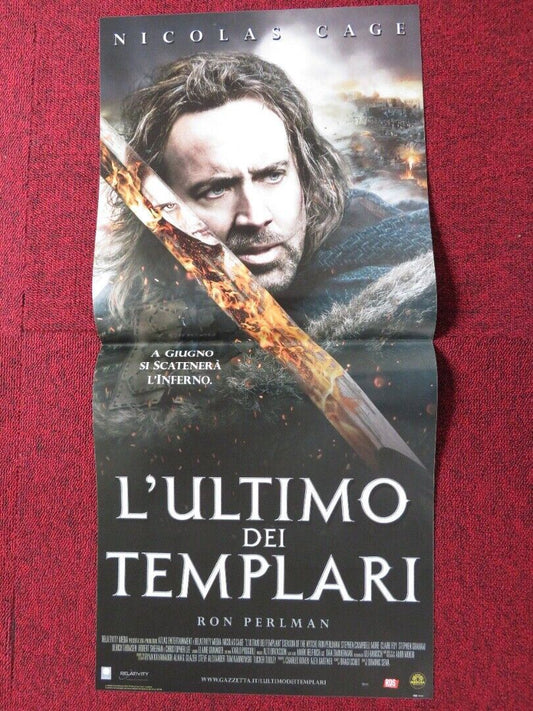 SEASON OF THE WITCH ITALIAN LOCANDINA (26.5"x12.5") POSTER NICOLAS CAGE 2011