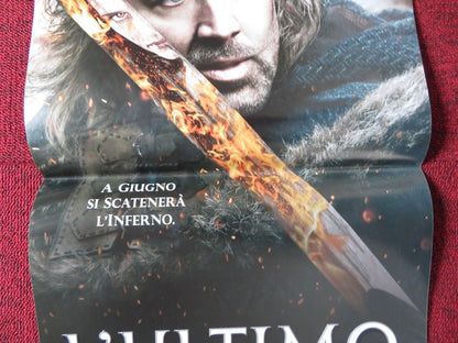 SEASON OF THE WITCH ITALIAN LOCANDINA (26.5"x12.5") POSTER NICOLAS CAGE 2011