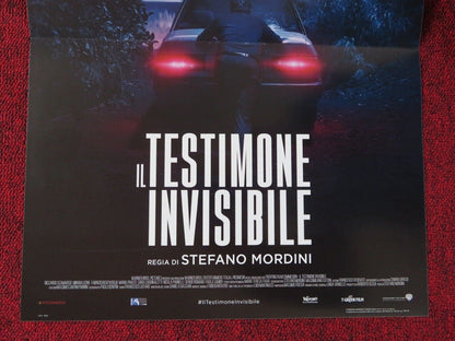 THE INVISIBLE WITNESS ITALIAN LOCANDINA (26.5"x12.5") POSTER  MIRIAM LEONE 2018