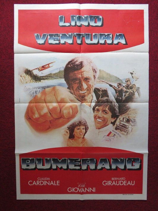 LE RUFFIAN FOLDED ARGENTINA POSTER LINO VENTURA BERNARD GIRAUDEAU 1983