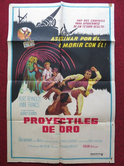 IMPASSE FOLDED ARGENTINA POSTER BURT REYNOLDS ANNE FRANCIS 1969