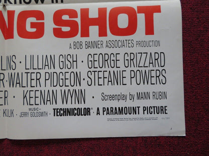 WARNING SHOT FOLDED US ONE SHEET POSTER STEVE ALLEN DAVID JANSSEN 1966