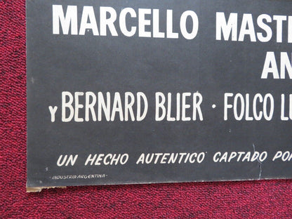 THE ORGANISER FOLDED ARGENTINA POSTER MARCELLO MASTROIANNI RENATO SALVATORI 1963