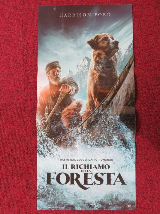 THE CALL OF THE WILD ITALIAN LOCANDINA (26.5"x12.5") POSTER HARRISON FORD 2020