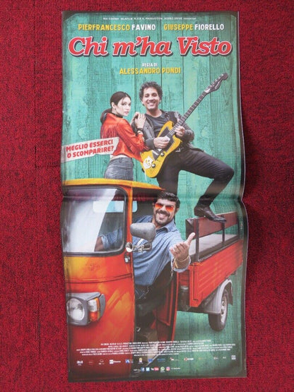 CHI M'HA VISTO ITALIAN LOCANDINA (26.5"x12.5") POSTER PIERFRANCESCO FAVINO 2017