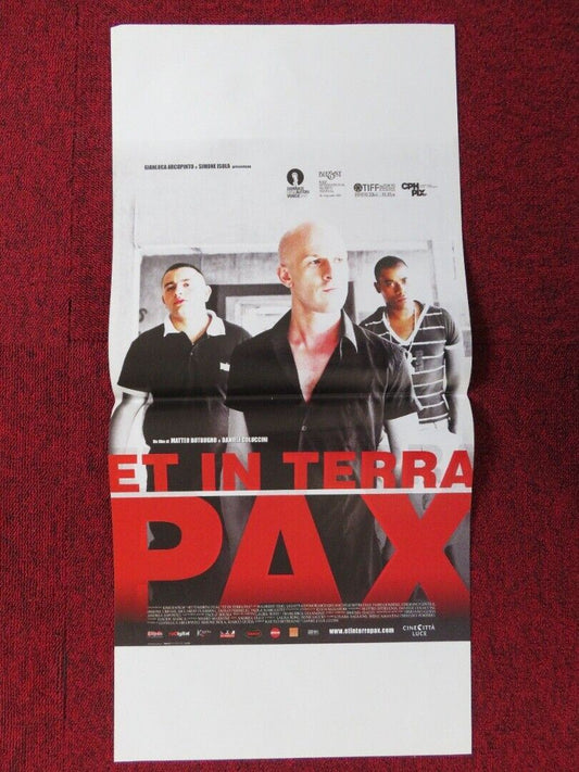 ET IN TERRA PAX ITALIAN LOCANDINA (26.5"x12.5") POSTER MAURIZIO TESEI 2010