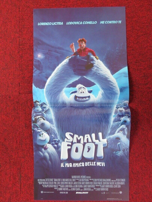 SMALL FOOT ITALIAN LOCANDINA (26.5"x12.5") POSTER LORENZO LICITRA 2008