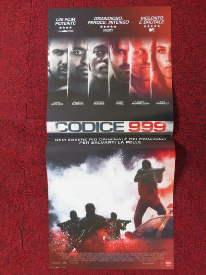 TRIPLE 9 ITALIAN LOCANDINA (26.5"x12.5") POSTER CASEY AFFLECK KATE WINSLETT 2016