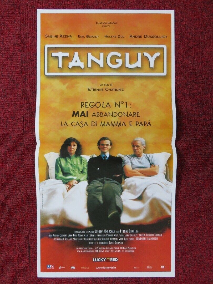 TANGUY ITALIAN LOCANDINA (26"x13") POSTER SABINE AZEMA ERIC BERGER 2001